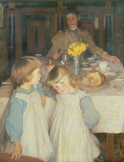 The Breakfast Table by George Clausen